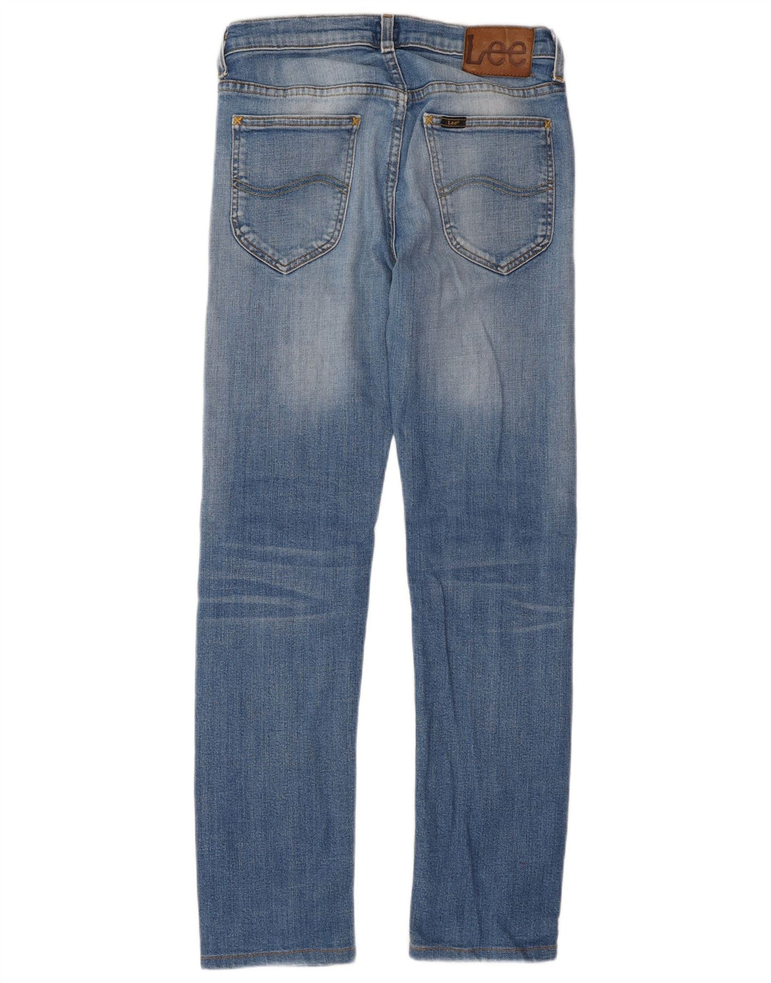 Lee Womens Daren Straight Jeans W28 L32 Blue Cotton