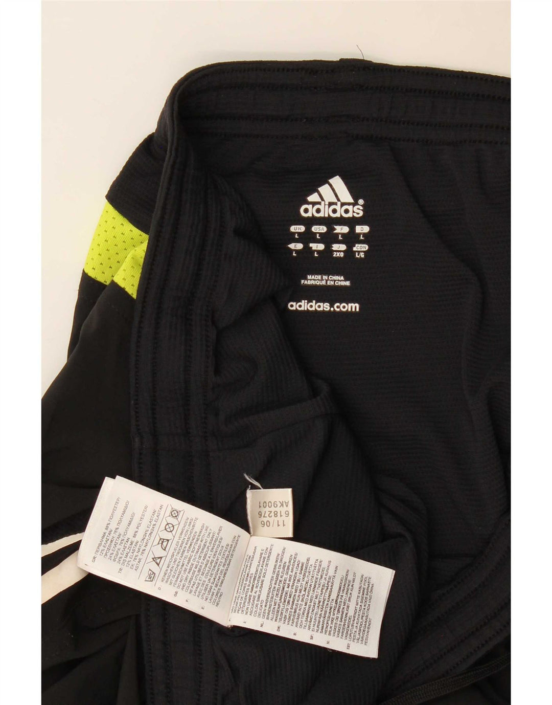 Ανδρικό αθλητικό σορτς Adidas με μεγάλο μαύρο χρώμα πολυεστέρα