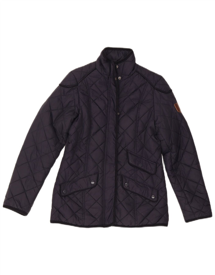 Puffa Γυναικείο Καπιτονέ μπουφάν UK 6 XS Navy Blue Polyamide