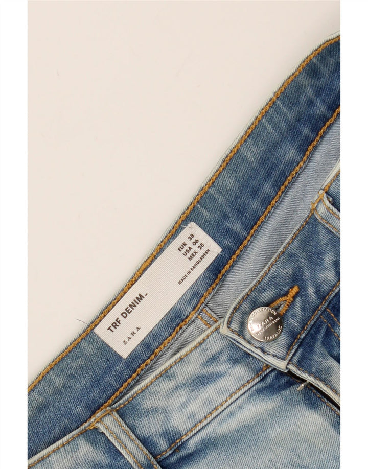 ZARA Womens Denim Shorts EU 38 Small W28 Blue Vintage Zara and Second-Hand Zara from Messina Hembry 