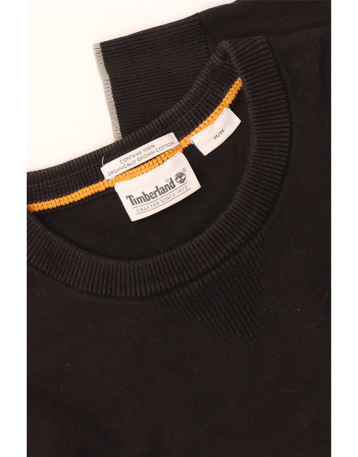 Ανδρικό πουλόβερ Timberland Crew Neck Jumper Μεσαίο μαύρο βαμβακερό