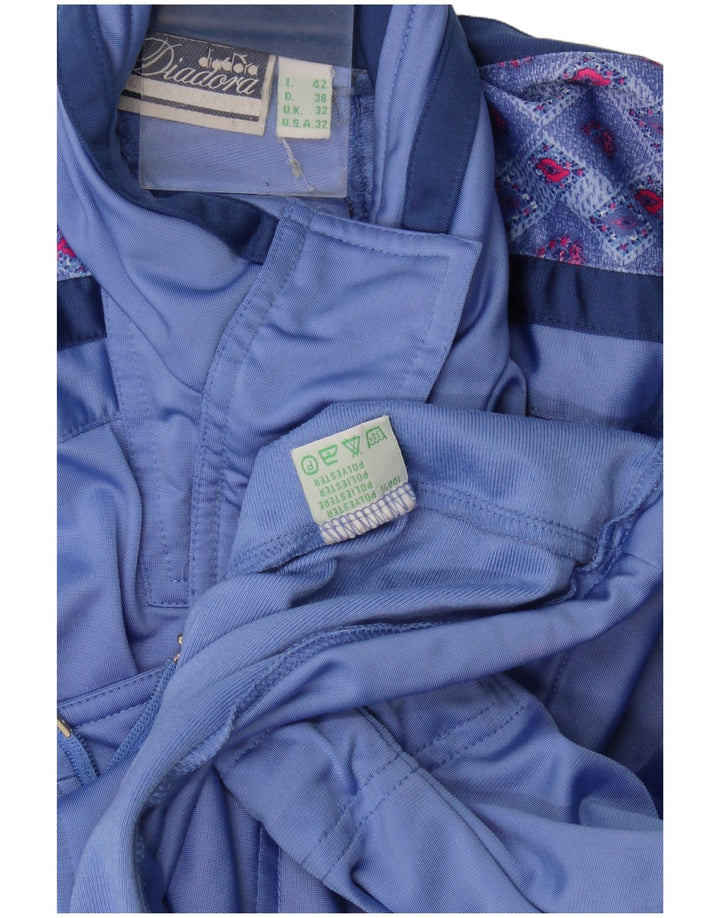 Diadora Γυναικεία φόρμα Oversized Top Jacket IT 42 Medium Blue Floral