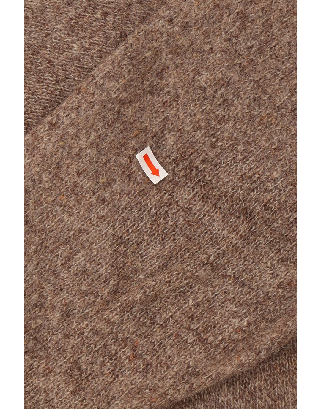 KAPPA Ανδρικό πουλόβερ με λαιμόκοψη 2XL από μαλλί σε καφέ