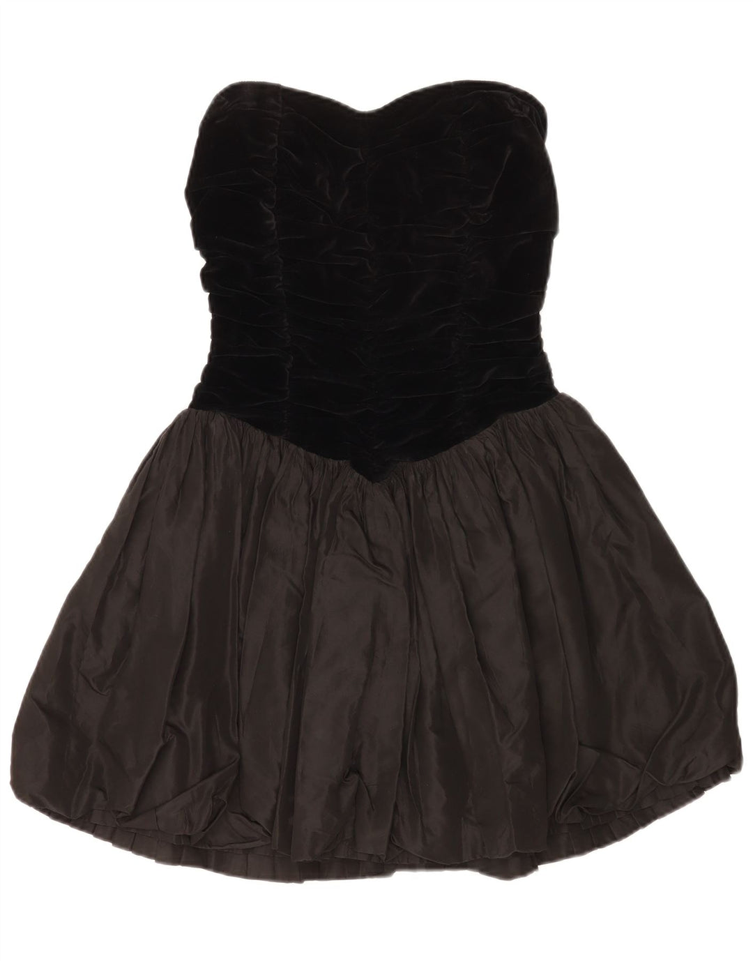 Γυναικείο στράπλες φόρεμα Aria UK 10 Small Black Colourblock