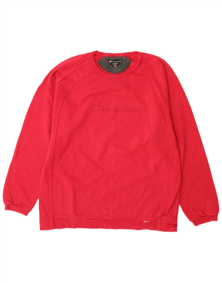 Ανδρική γραφική φούτερ Champion Jumper XL Pink Cotton