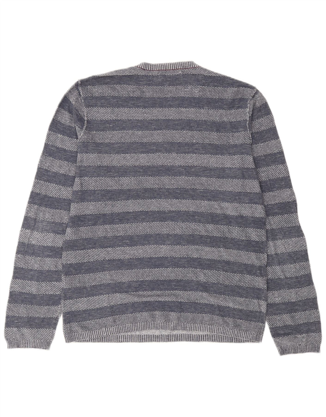 Jack & Jones Ανδρικό πουλόβερ με λαιμόκοψη μεσαίου μπλε ριγέ