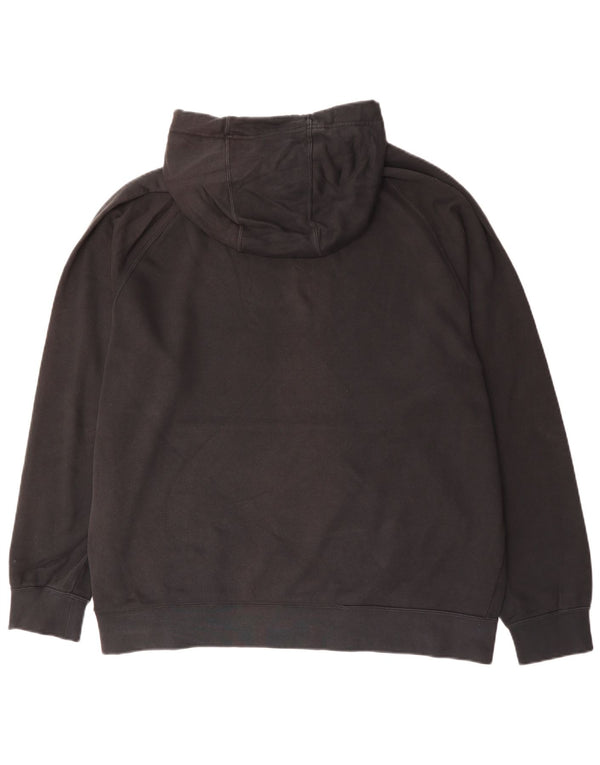 Ανδρικό γραφικό κουκούλα Nike 2XL, μαύρο βαμβακερό