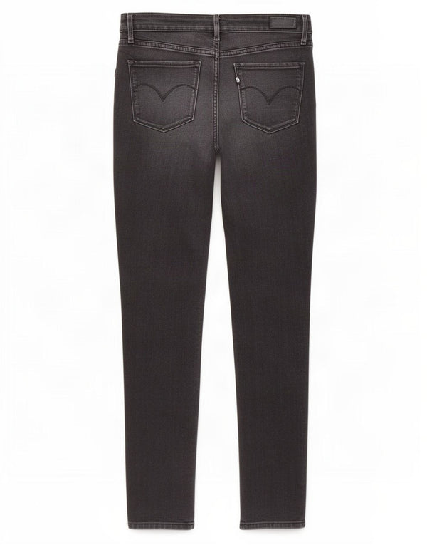 Γυναικείο Slim Jeans Levi's W27 L32 μαύρο βαμβακερό