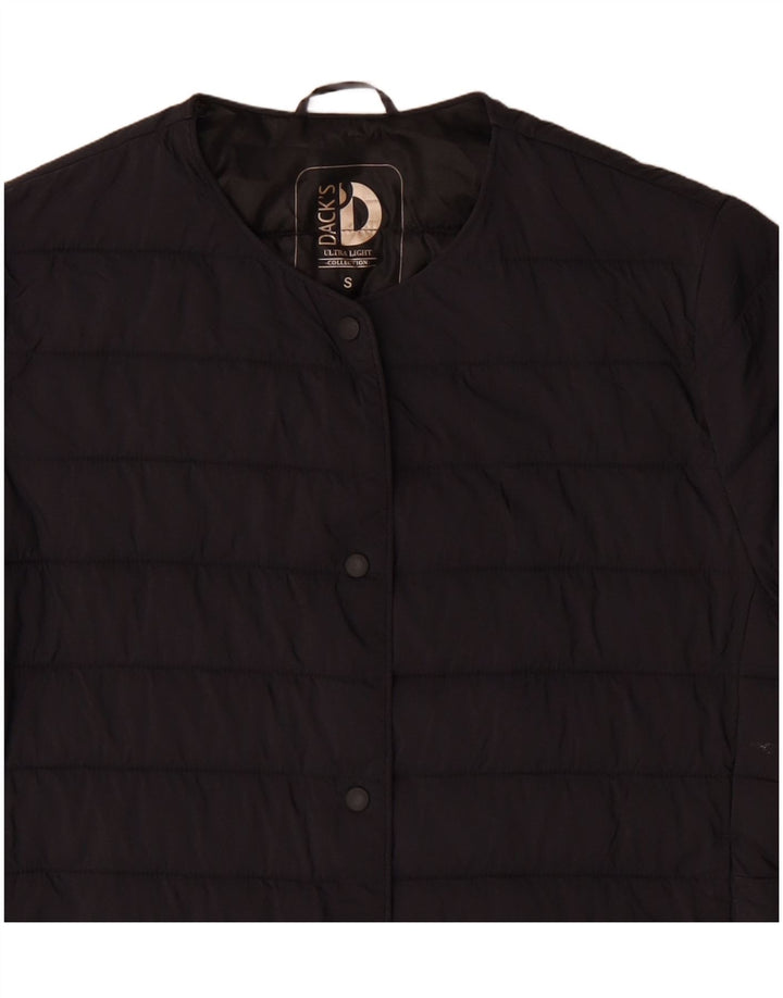 Dack's γυναικείο μπουφάν με επένδυση UK 10 Small Navy Blue Nylon