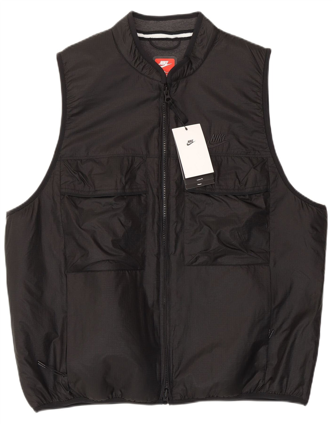 Nike ανδρική επένδυση Gilet UK 38 Medium Black Nylon