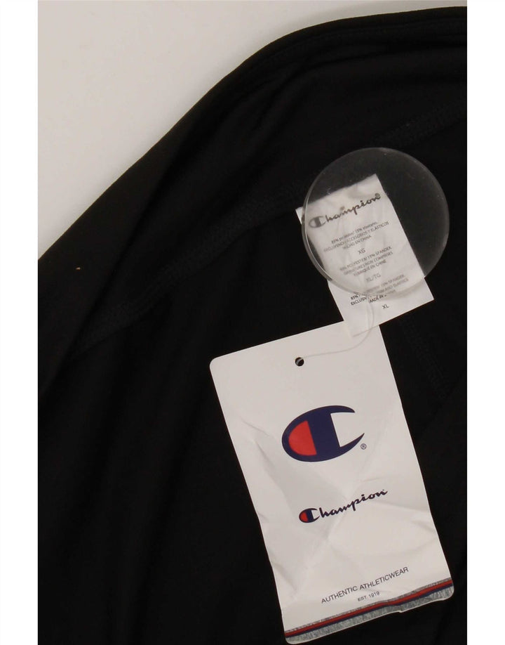 Champion Γυναικεία φόρμα παντελόνι UK 18 XL Μαύρο Πολυεστέρα