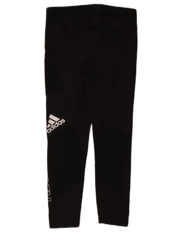 Adidas Γυναικεία Aeroready Graphic κολάν UK 12/14 Medium Black