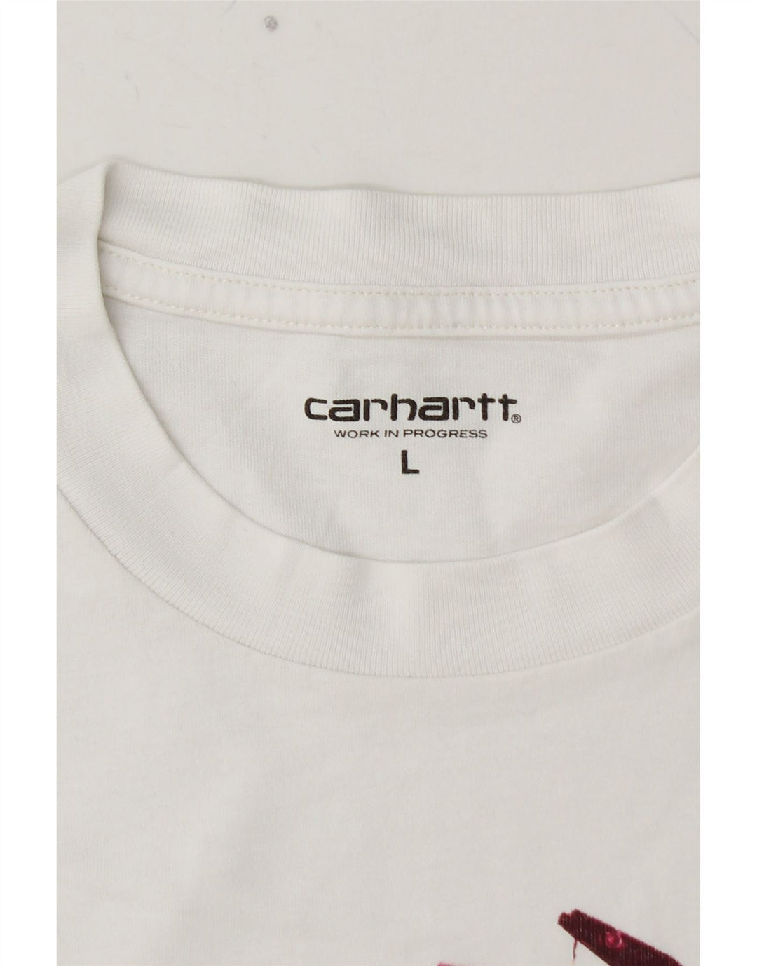 Ανδρικό γραφικό μπλουζάκι CARHARTT Τοπ μεγάλο λευκό βαμβακερό