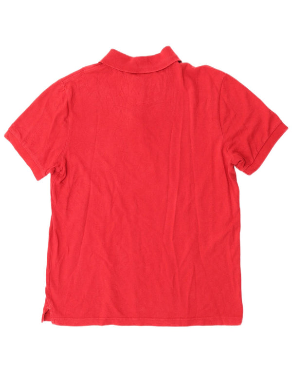 Dockers Mens Polo Shirt Medium Red Cotton