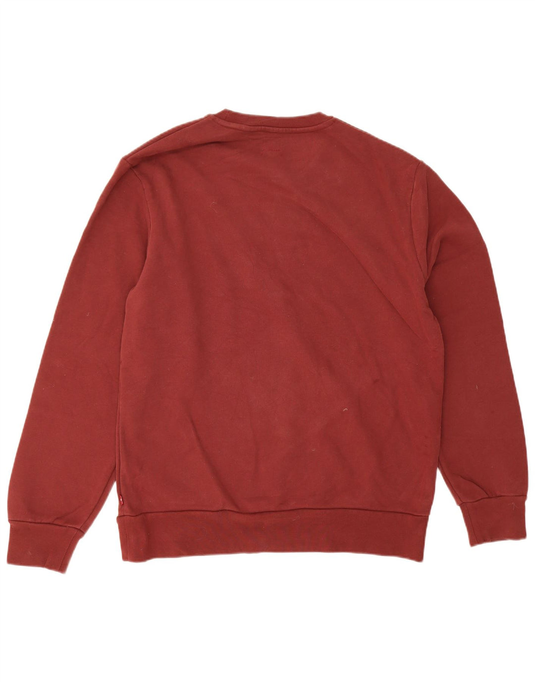 Ανδρικό φούτερ Levi's Jumper από μεσαίο βαμβακερό μπορντό
