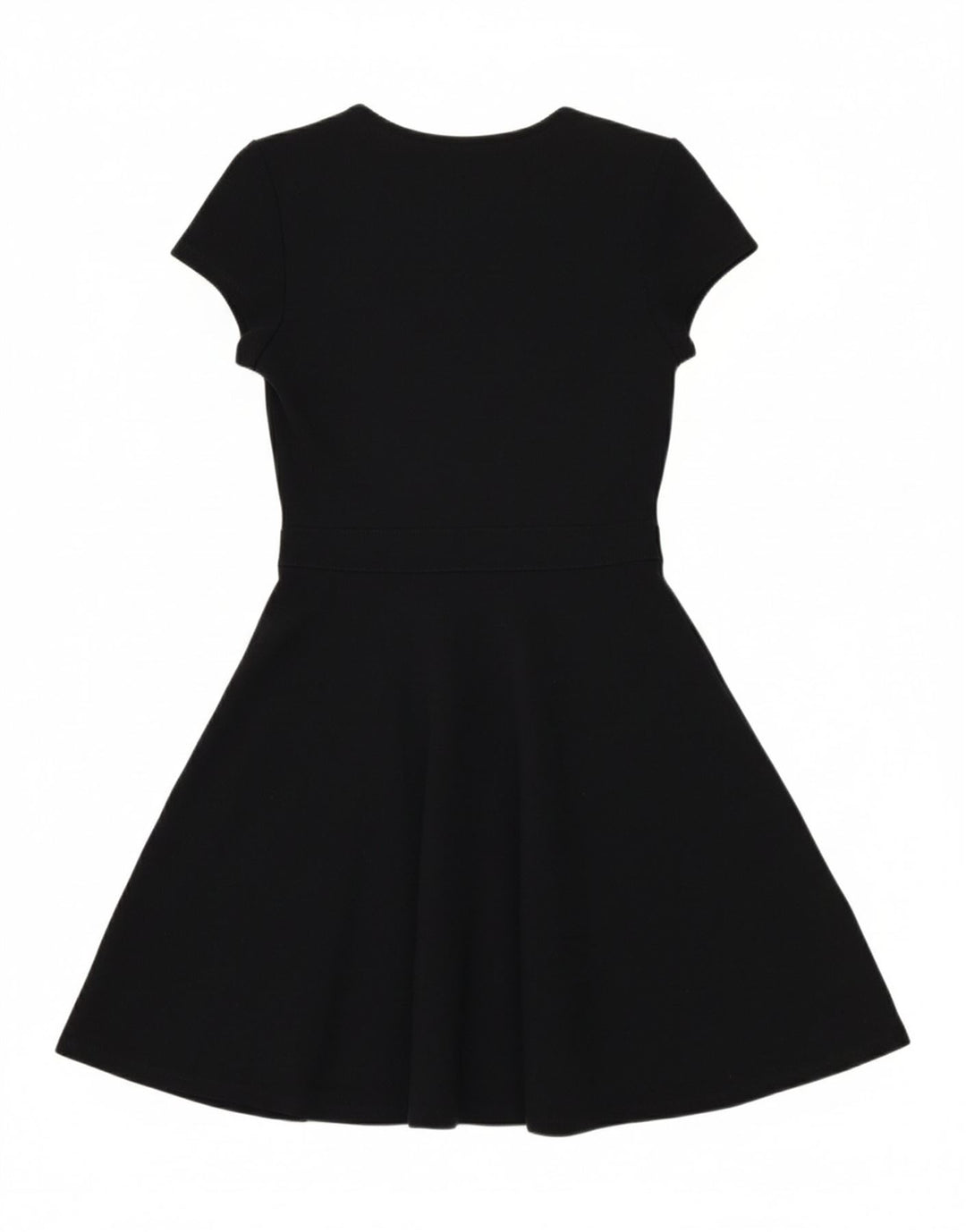 ZARA Womens A-Line Dress UK 12 Medium Navy Blue Viscose Vintage Zara and Second-Hand Zara from Messina Hembry 