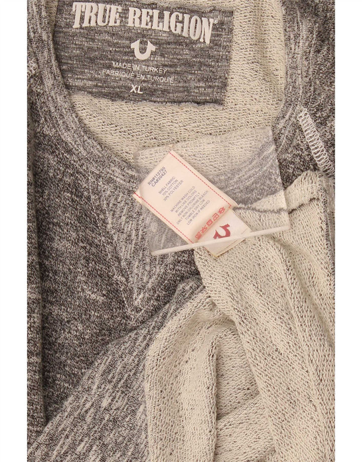 Ανδρικό φούτερ True Religion Jumper XL Γκρι βαμβακερό