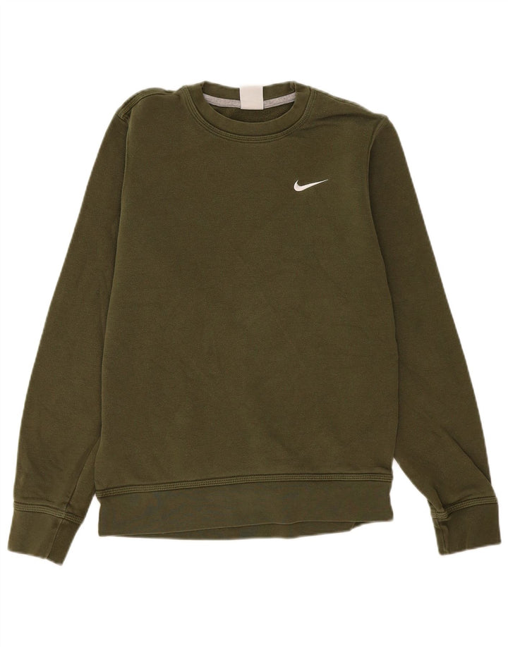 Ανδρικό φούτερ Nike Jumper από βαμβακερό χακί