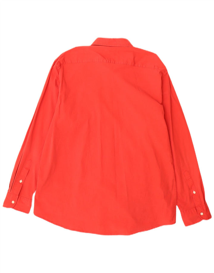 MARLBORO CLASSICS Ανδρικό πουκάμισο Custom Fit 3XL Κόκκινο βαμβακερό