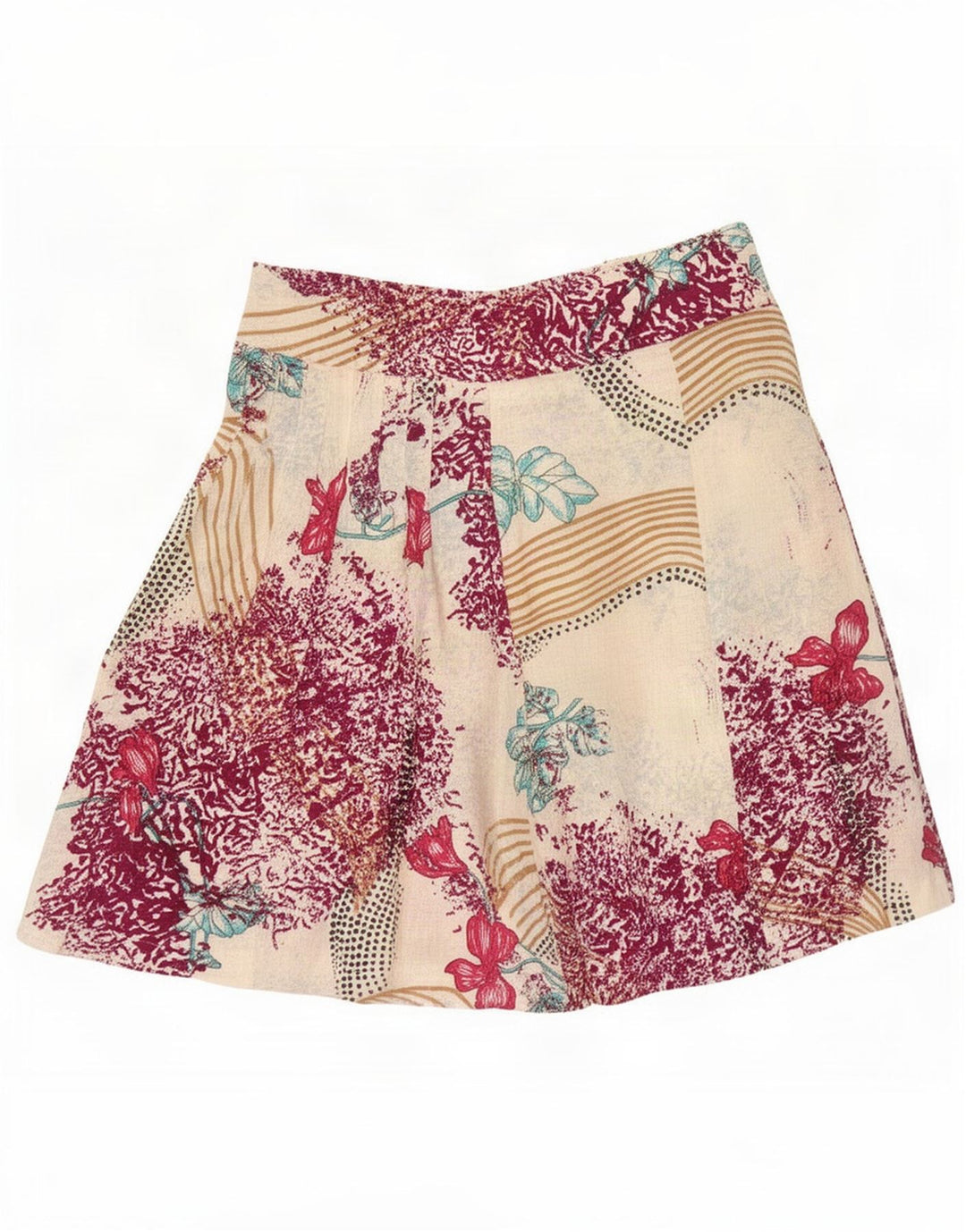 Γυναικεία φούστα Benetton A-Line W30 Μεσαία Πολύχρωμη Floral