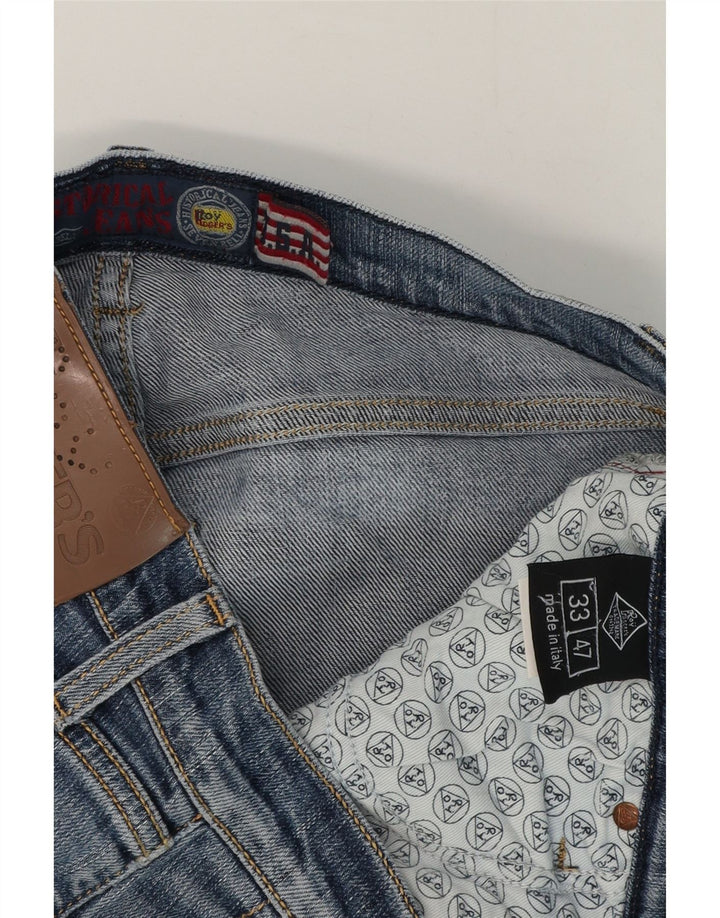 Roy Rogers Ανδρικό Slim Jeans W33 L30 Blue Cotton