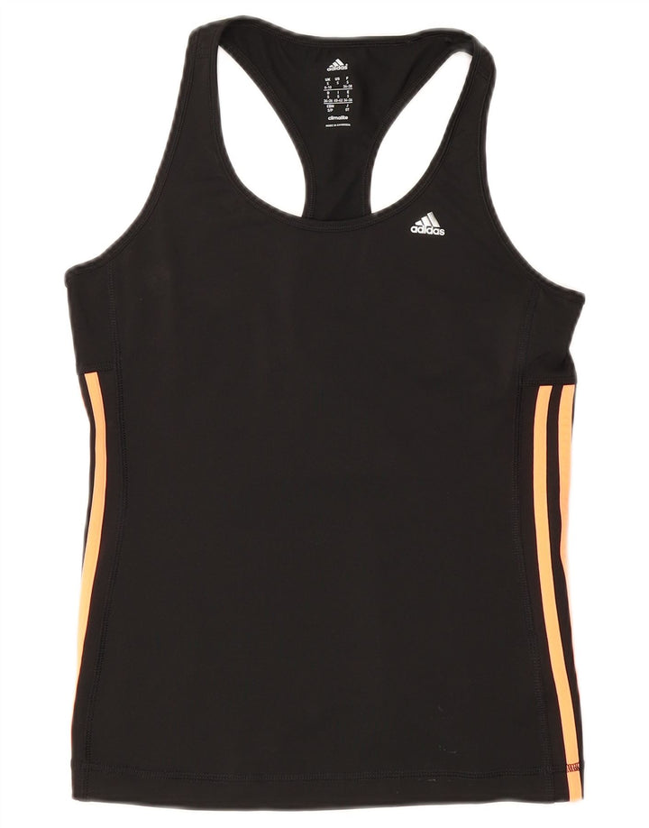 Adidas Γυναικείο γιλέκο Climalite Top UK 8/10 Μικρός Μαύρος Πολυεστέρας