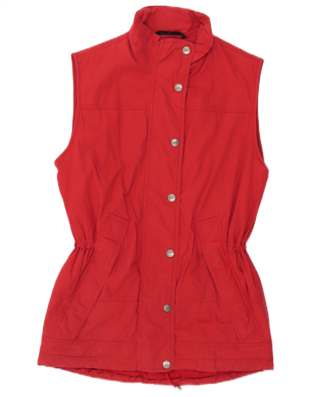 Vintage γυναικείο Gilet UK 10 Small Red