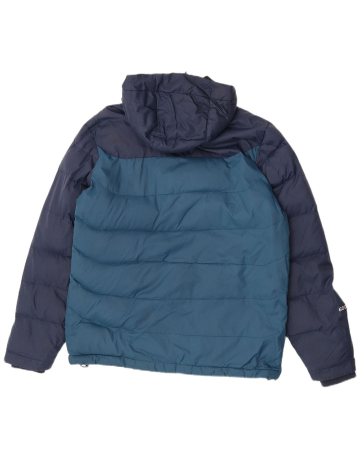 Ανδρικό μπουφάν Mountain Warehouse με κουκούλα UK 36 Small Blue Colourblock