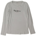 PEPE Jeans Γυναικείο Γραφικό Μακρυμάνικο UK 14 Medium Grey