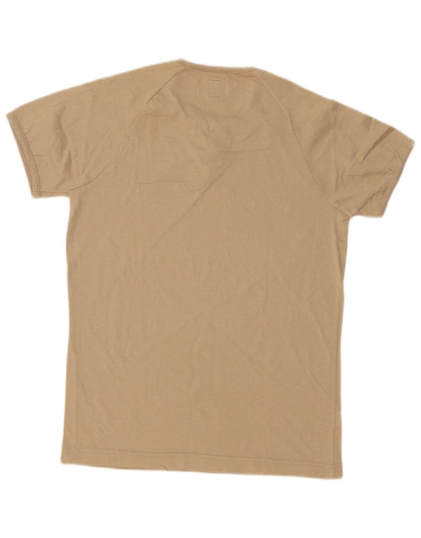 Γυναικείο T-Shirt Energie Top UK 10 Small Beige βαμβακερό