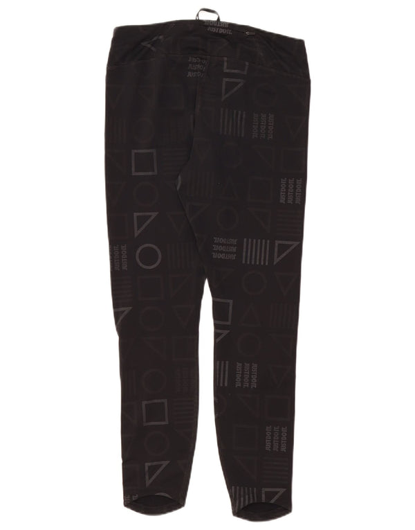 Γυναικεία κολάν Nike Dri Fit Graphic UK 14 Medium Black Geometric