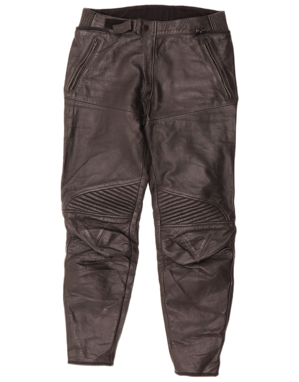 Ανδρικό δερμάτινο παντελόνι Moto Racer Dainese EU 54 Large W32 L30 Μαύρο