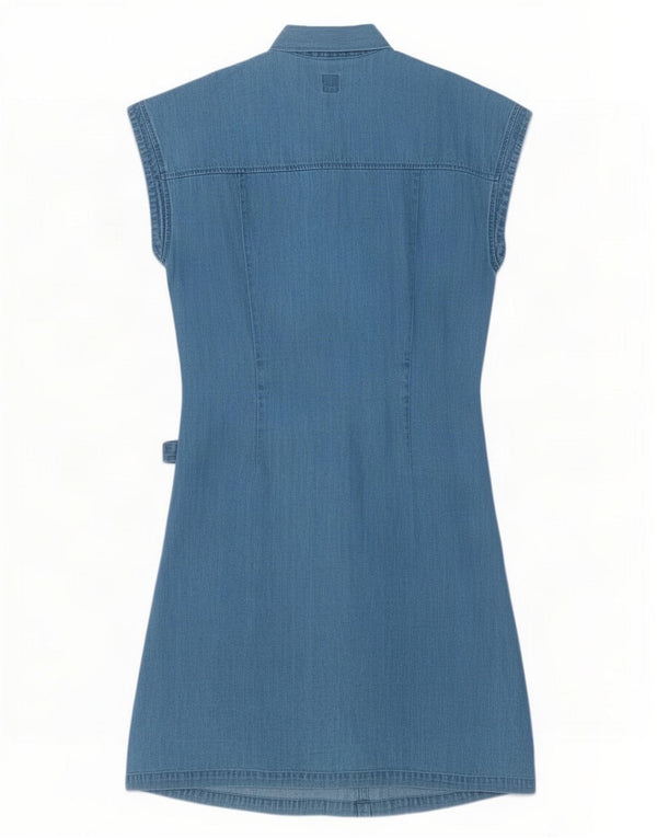 Gant Womens Denim Dress UK 16 Large Blue Cotton