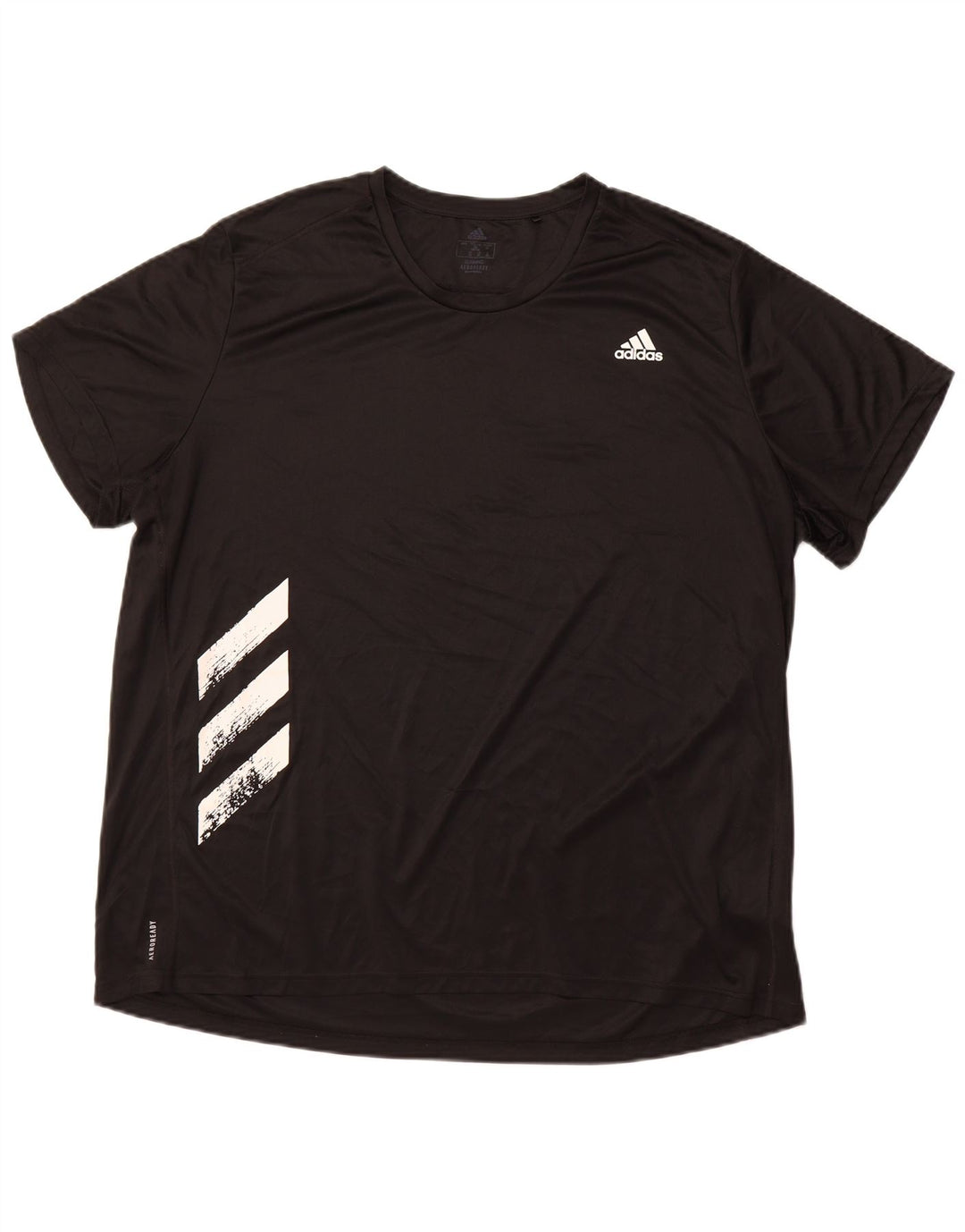 Ανδρικό T-Shirt για τρέξιμο ADIDAS Top 2XL Μαύρο Πολυεστερικό Sports