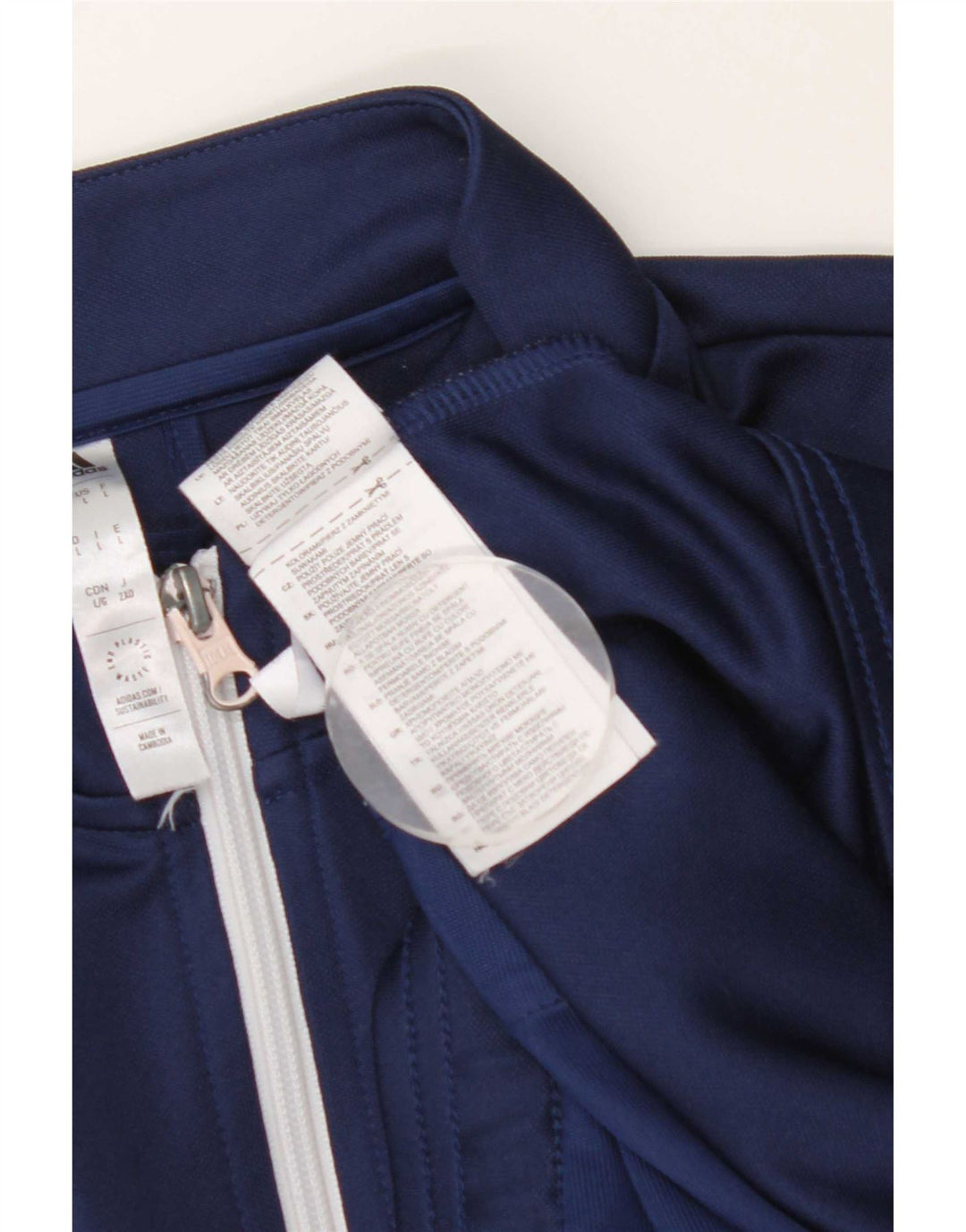 Ανδρική αθλητική φόρμα Adidas Top Jacket Large Navy Blue Polyester