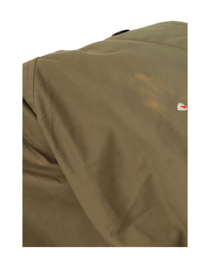 BLAUER Mens Hooded Parka Jacket UK 40 Large Khaki Vintage Blauer and Second-Hand Blauer from Messina Hembry 