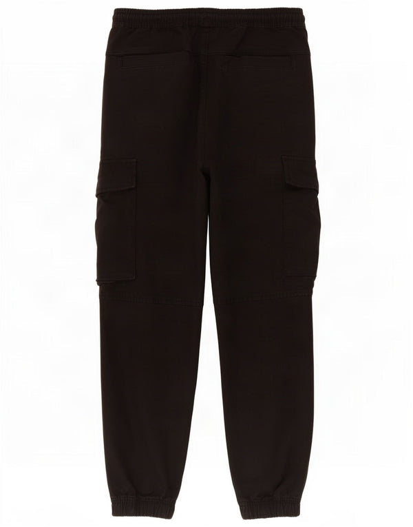Zara Ανδρικό παντελόνι Joggers Cargo Medium W31 L26 Μαύρο βαμβακερό
