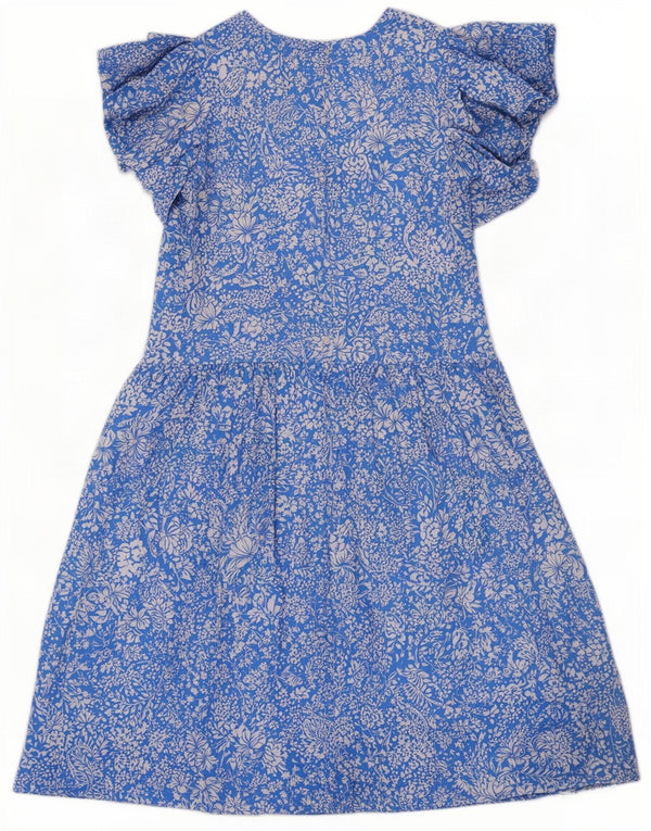 Zara Γυναικείο Φόρεμα A-Line UK 18 XL Blue Floral