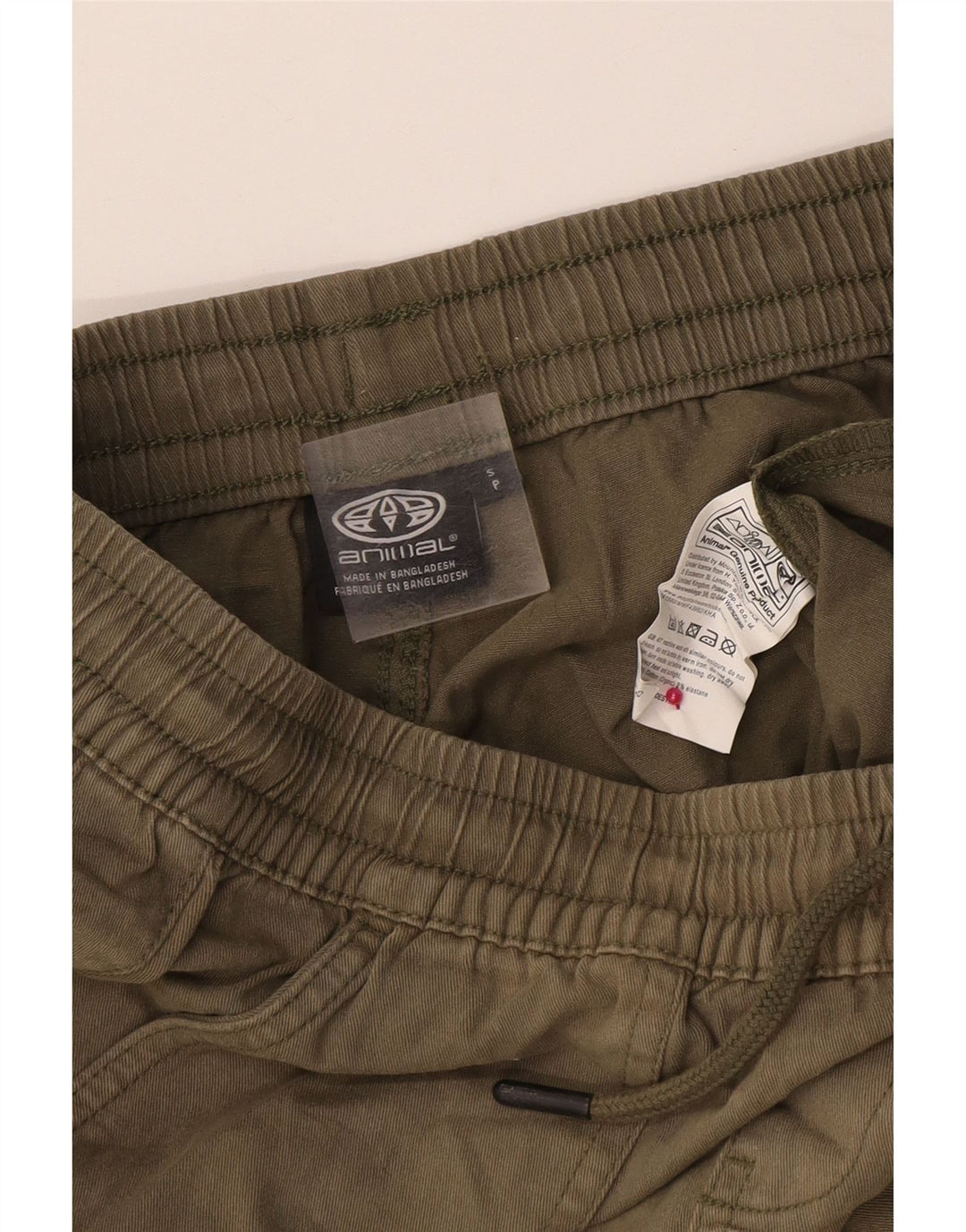 ANIMAL Ανδρικό σορτς Chino Small W29 Χακί Βαμβακερό