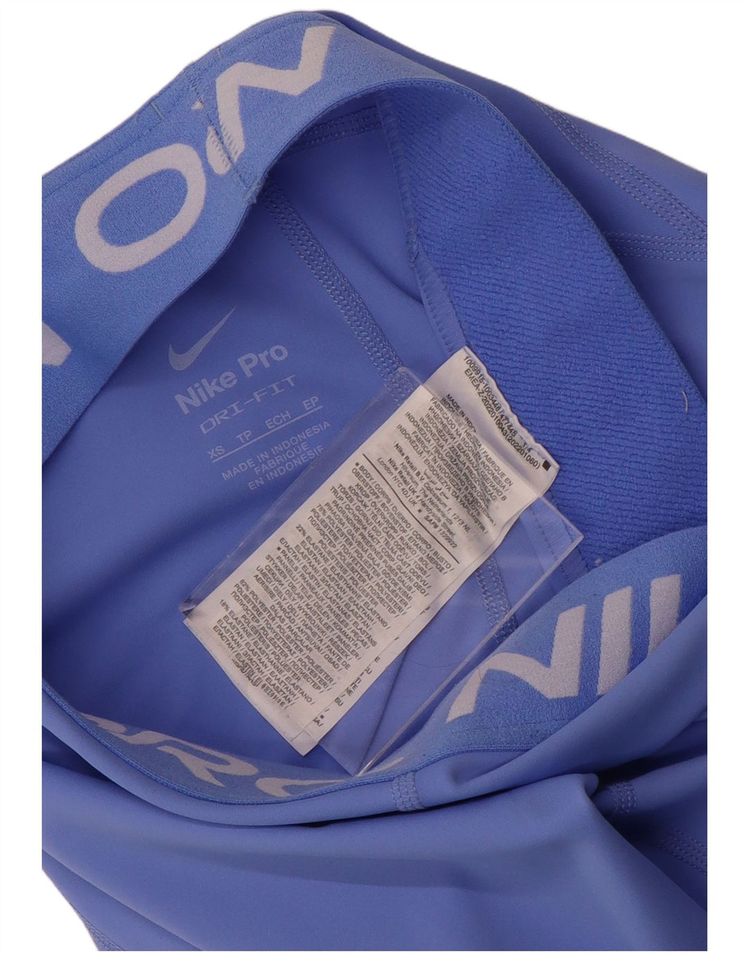 Γυναικεία γραφικά κολάν NIKE Dri Fit UK 6 XS Blue Polyester