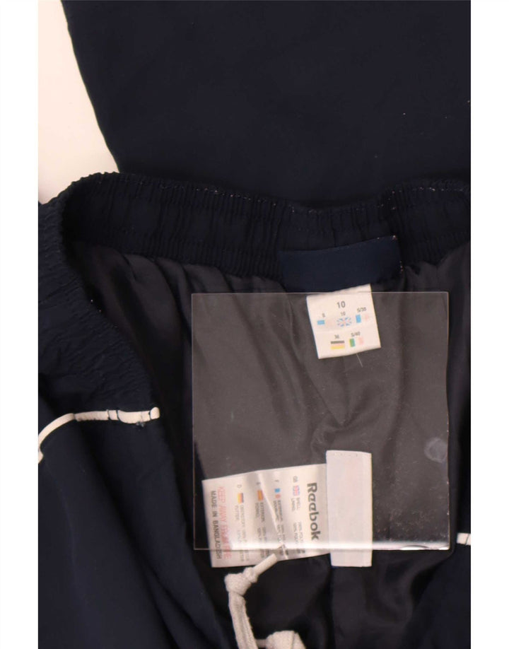 Reebok γυναικεία φόρμα Capri Παντελόνια UK 10 Small Navy Blue Polyester