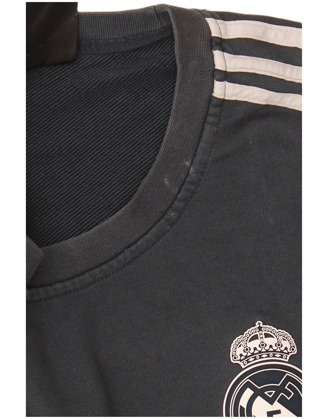 Ανδρικό φούτερ Adidas Real Madrid Jumper μεγάλο γκρι βαμβακερό