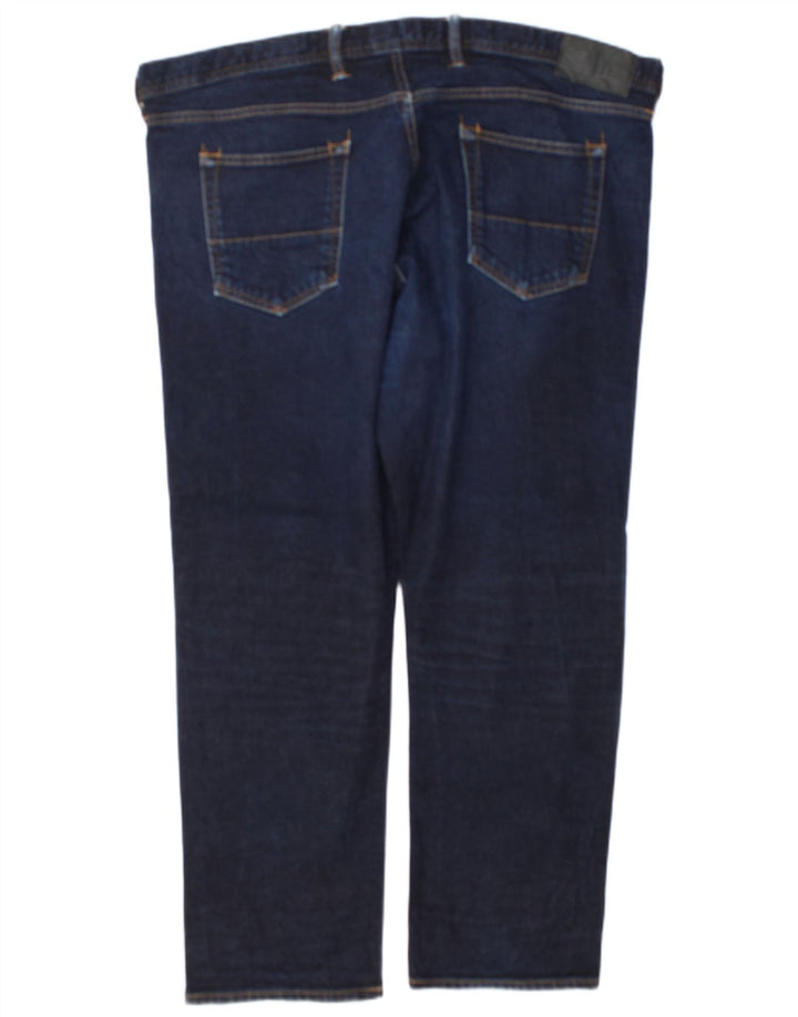Ανδρικό τζιν ίσιο Marks & Spencer W42 L29 Navy Blue Cotton