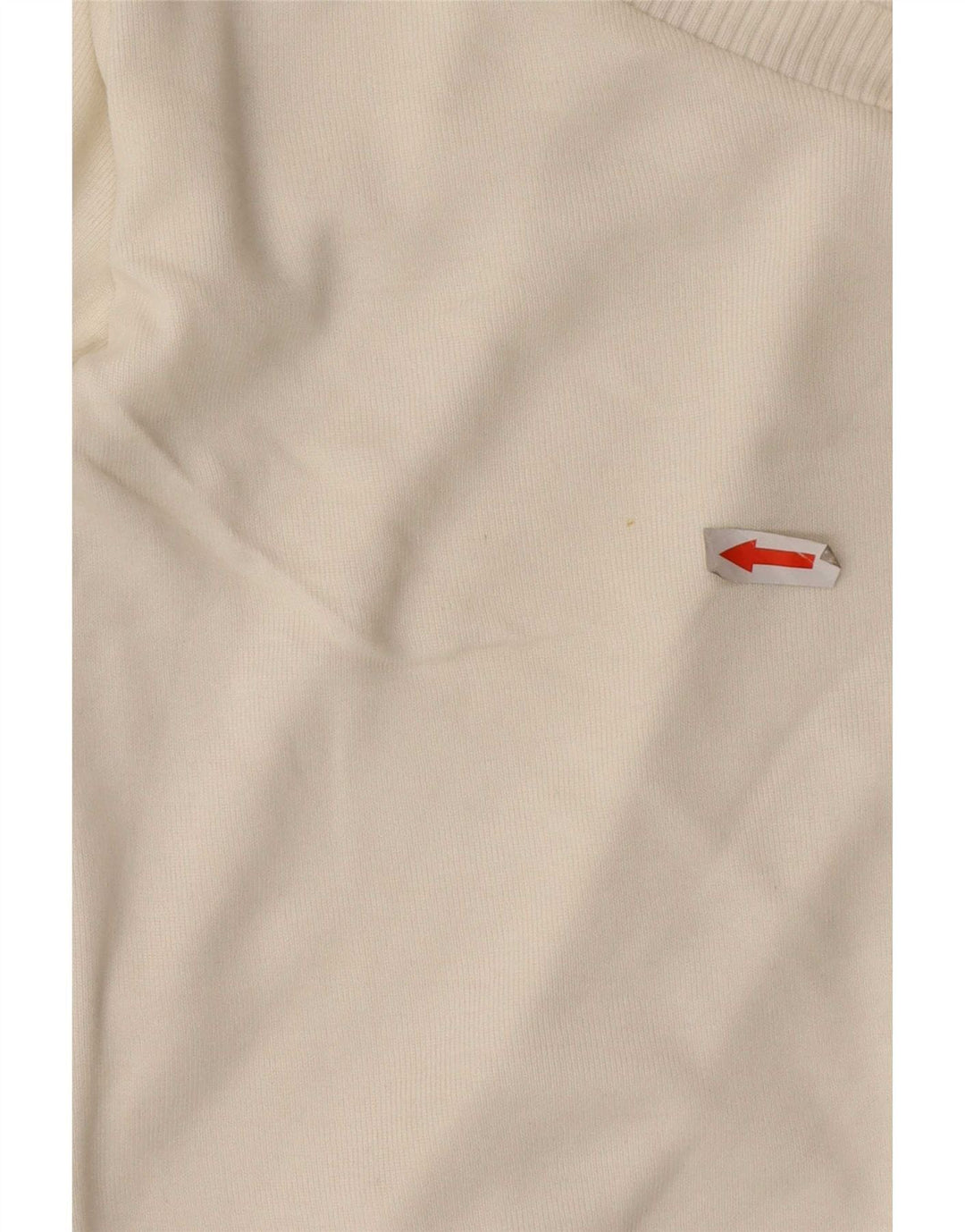 Massimo Dutti Γυναικείο πουλόβερ με λαιμόκοψη με V λαιμόκοψη UK 12 Medium Off White