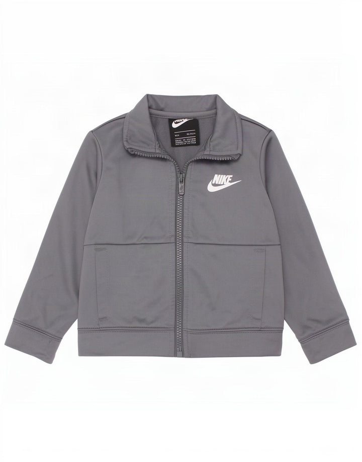 Μπουφάν Nike Baby Boys αθλητική φόρμα 18-24 μηνών σε γκρι πολυεστέρα