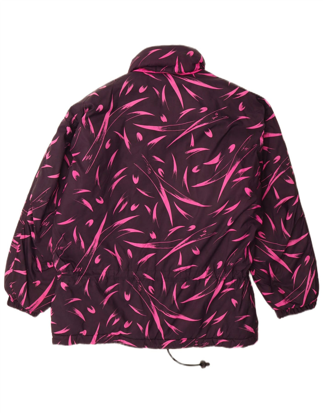 Diadora Γυναικείο Παλτό Windbreaker Oversized UK 14 Medium Purple Floral