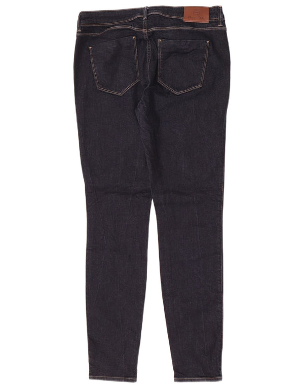Massimo Dutti Γυναικεία ψηλόμεσα στενά τζιν EU 40 Medium W30 L29 Navy Blue