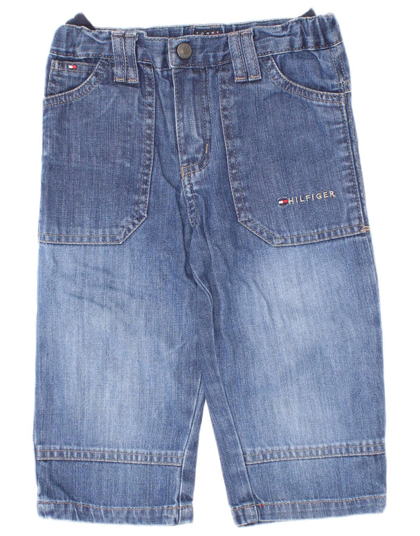 Tommy Hilfiger Baby Boys Straight Jeans 12-18 μηνών W20 L11 Blue Cotton