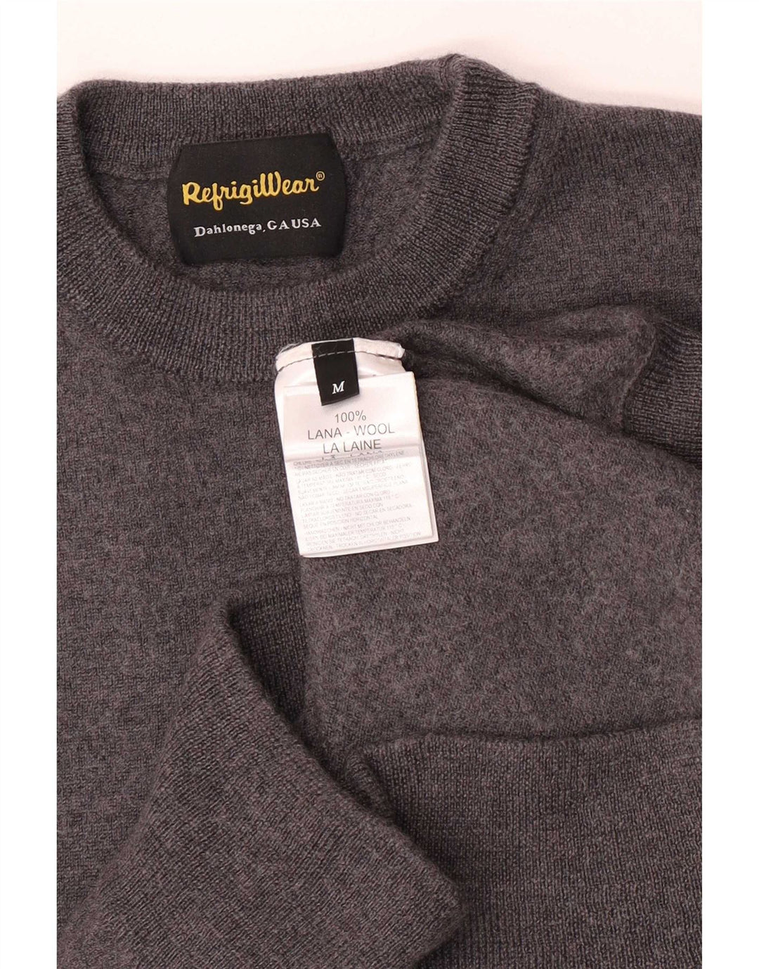 Refrigiwear Boys Crew Neck Jumper πουλόβερ 11-12 ετών Μεσαίο γκρι μαλλί
