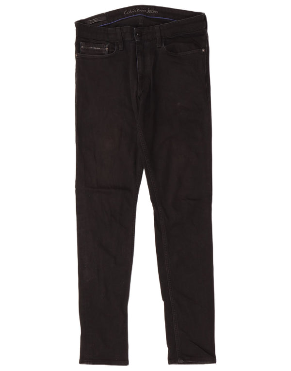 Γυναικείο Skinny Jeans Calvin Klein W32 L34 Μαύρο βαμβακερό